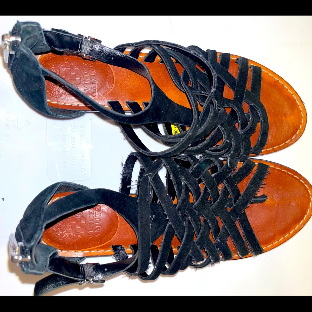 Black Vince Camuto sandals